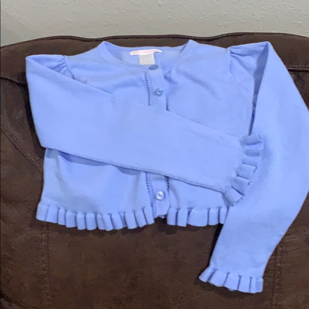 Janie and Jack Blue Girls Sweater Size 5